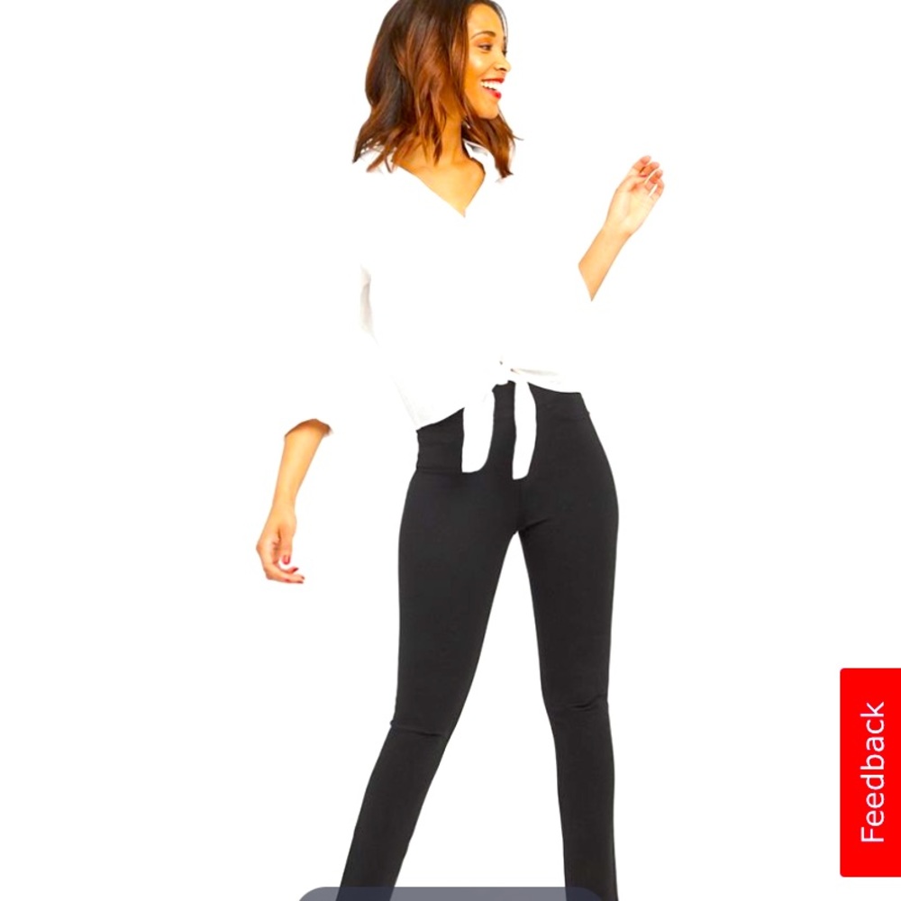 Spanx Ponte Ankle, 4 Pocket Pant-Black, 1X 👀